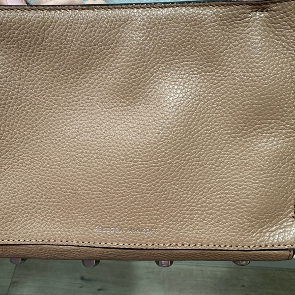 Rebecca Minkoff Regan Brown pebble Leather Crossbody Bag purse EUC - Picture 6 of 6